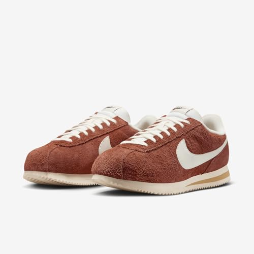 Nike Cortez SE Suede Men's Shoes (HF3142-200, Dark Russet/Flax/Muslin/Sail) Size 8