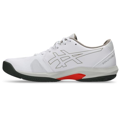ASICS Men's Solution Swift FF 2 Tennis Shoes, 10.5, White/Vintage Khaki