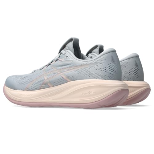 ASICS Women's Gel-Cumulus 28 Running Shoes, 7.5, Piedmont Grey/Pearl Pink