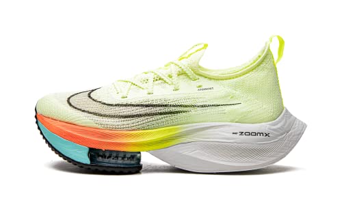 Nike Women's Air Zoom Alphafly Next% Flyknit, Barely Volt/Hyper Orange/Volt/, 8