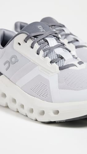 On Women's Cloudrunner 2 Sneakers, Frost | White, 10 Medium US