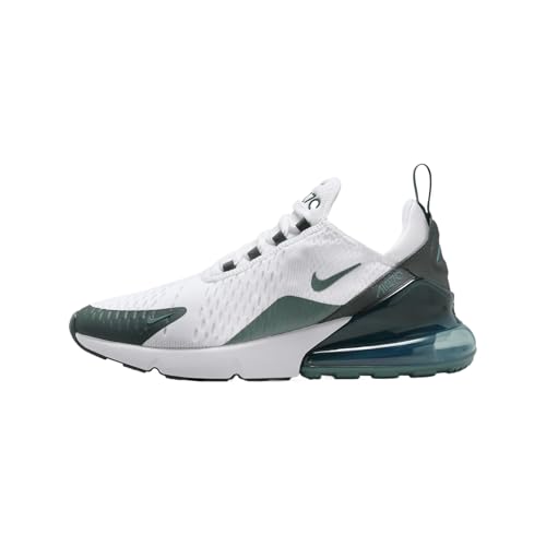Nike Air Max 270 Women's Shoes (HQ3421-100, White/Bicoastal/Phantom/Vintage Green) Size 5