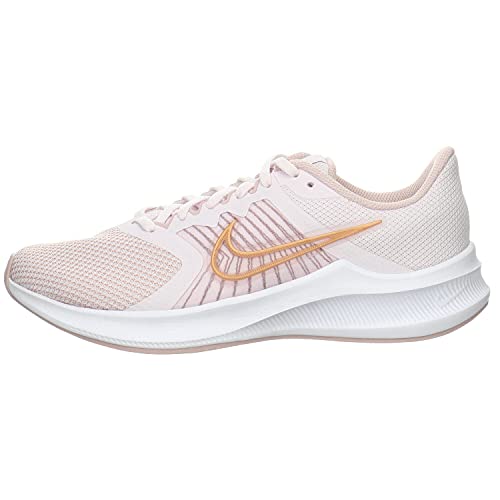Nike Women's Downshifter 11 Running Shoes, Light Violet Champagne White Metallic Red Bronze, 11 Women