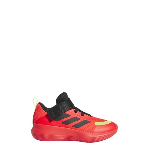 Adidas Unisex-Kids Basketball Legends, Lucid Red/Black/Lucid Lemon, 5.5