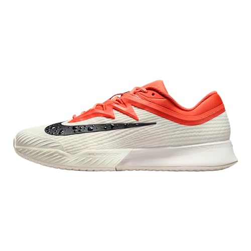 Nike Vapor Pro 3 Men's Hard Court Tennis Shoes (Sail/Turf Orange/Blue Ribbon Heather/Black) Size 11