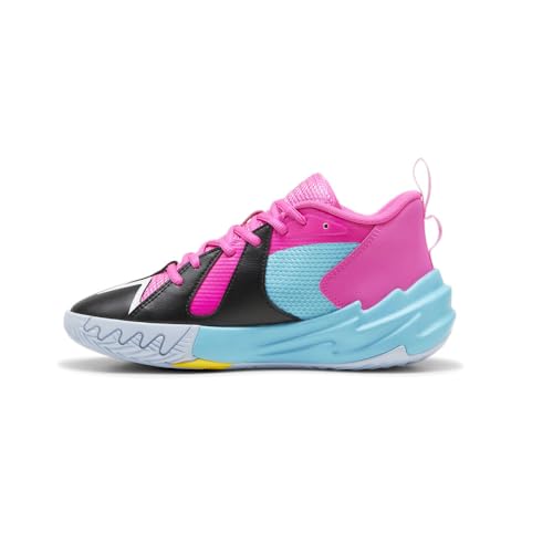 PUMA Kids Girls Scoot Zeros Nl Basketball Sneakers Shoes - Blue, Pink - Size 6.5 M