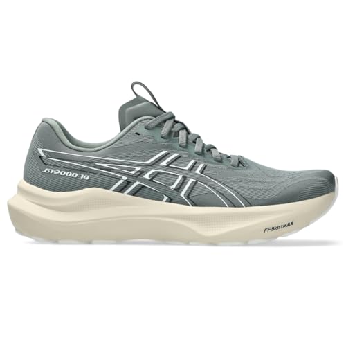 ASICS Men's GT-2000 14 Running Shoes, 11.5, Monument/White