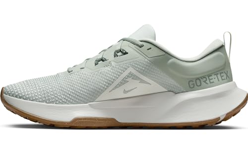 Nike Juniper Trail 2 Gore-TEX Men's Waterproof Trail Running Shoes (FB2067-304, Jade Horizon/Light Silver/Gum Medium Brown) Size 7.5