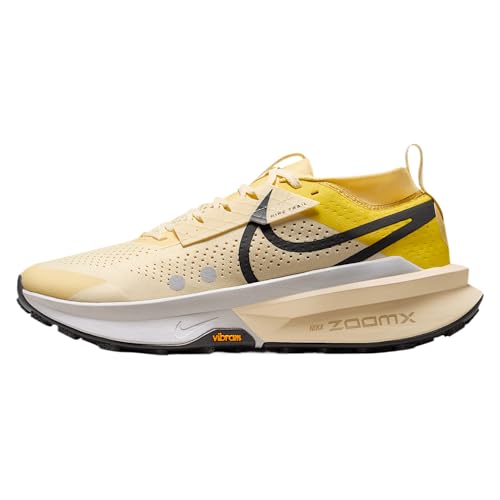 Nike Zegama 2 Men's Trail Running Shoes (Alabaster/Lightning/Saturn Gold/Medium Ash) Size 7