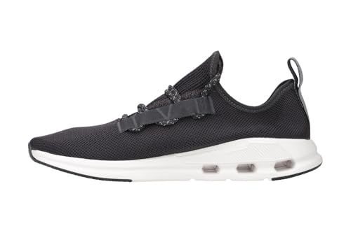 On Men's Cloudeasy Sneakers, Black/Rock, 10.5 Medium US