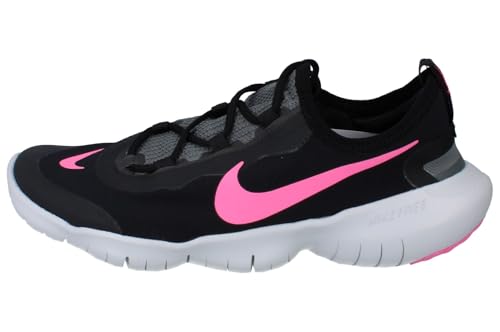 Nike Free RN 5.0 Unisex CJ2079-001 (Black/Pink Glow-Smoke Grey-PH), Size 6