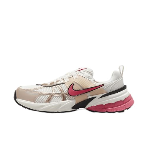Nike V2K Run Women's Shoes (HJ7389-838, Guava Ice/Aster Pink/Black/Metallic Silver) Size 6.5