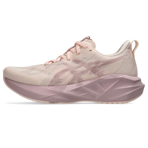 ASICS Women's NOVABLAST 5 Running Shoes, 8, Pearl Pink/MORGANITE