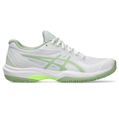 ASICS Women's Game FlyteFoam Pickleball Shoes, 9, White/Jade