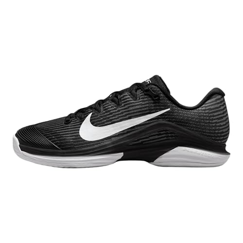 Nike Vapor 12 Women's Hard Court Tennis Shoes (FV5554-001, Black/Dark Smoke Grey/White) Size 5.5