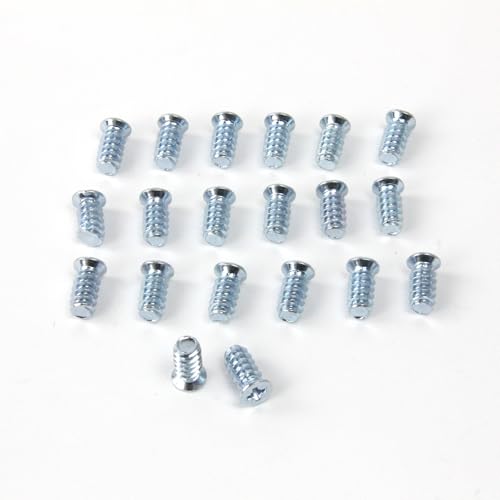 12 PCS Drawer Pull Screws, Furniture Cam Lock Fasteners, IKEA Screw Replacement, Wine Cabinet Accessories Screws for Wardrobes and Bed Frames, Drawer Screw with IKEA Part 100349