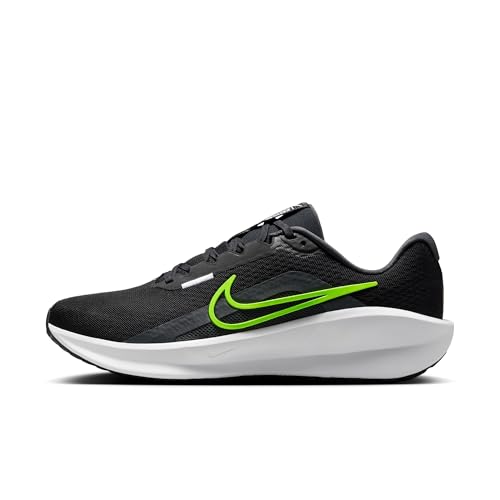 Nike Downshifter 13 Men's Road Running Shoes (FD6454-007, Black/Anthracite/White/Volt) Size 8