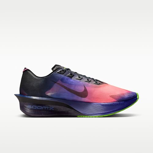 Nike Vaporfly 4 Men's Road Racing Shoes (Dark Obsidian/Purple Dynasty/Flash Crimson/Black) Size 9.5