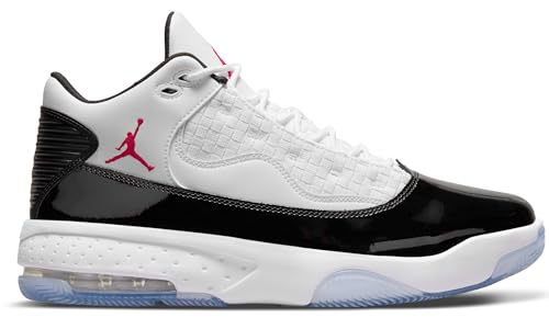 Jordan Max Aura 2 Big Kid Shoes, White/Gym Red-Black, CN8094-102, Size 5y US
