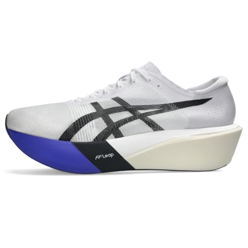ASICS Unisex METASPEED Edge Tokyo Running Shoes, 11M / 12.5W, White/Cobalt Burst