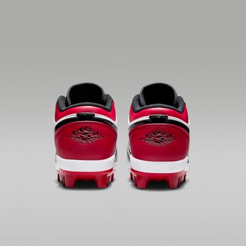 Jordan 1 Retro MCS Low Men's Baseball Cleats (Gym Red/White/Black) Size 10