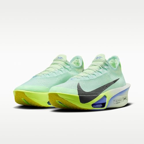 Nike AlphaFly 3 Men's Road Racing Shoes (Bailey Green/Bolt Tint/Bolt Ice/Black Spruce) Size 12
