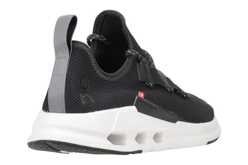 On Men's Cloudeasy Sneakers, Black/Rock, 10.5 Medium US