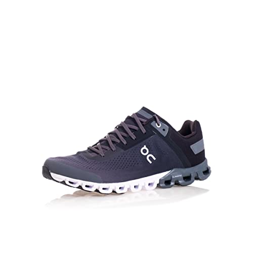 ON Mens Cloudflow Mesh Black Asphalt Trainers 8 US