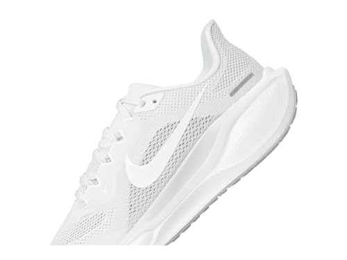 Nike Women's Pegasus 41 White/White/Pure Platinum/Metallic Silver 9 Medium