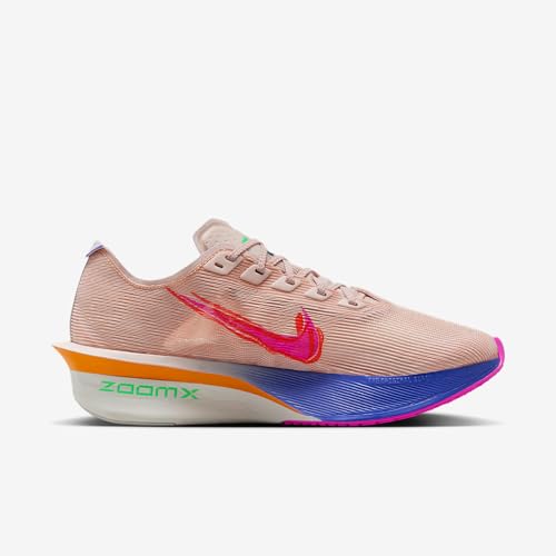 Nike Vaporfly 4 "Eliud Kipchoge Women's Road Racing Shoes (Silt Red/Fire Pink/Bright Ceramic/Green Shock) Size 6