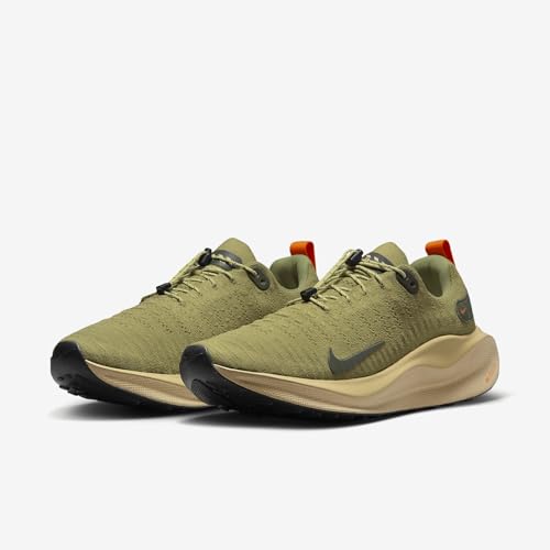 Nike InfinityRN 4 Men's Road Running Shoes (HJ7669-276, Neutral Olive/Flax/Parachute Beige) Size 6.5