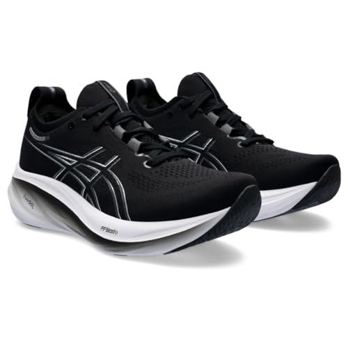 ASICS Women's Gel-Nimbus 26 Running Shoe, 9.5, Black/Graphite Grey