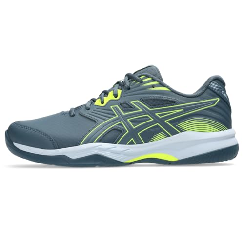 ASICS Men's Gel-RENMA 2 Pickleball Shoes, 8, RAW Indigo/Safety Yellow