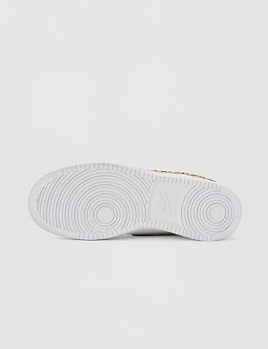 Nike Women's Court Vision Low Next Nature SE Shoes, White/Multi-Color-Black, 8.5