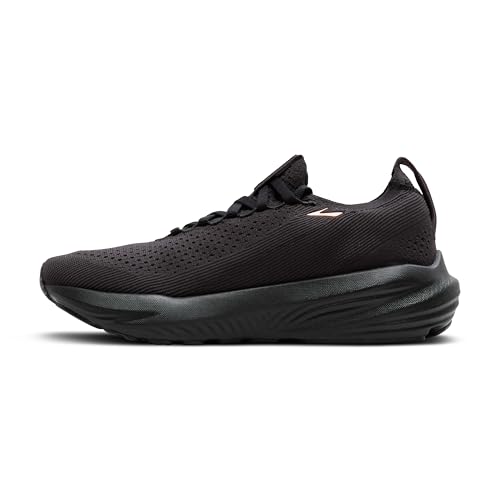 Brooks Women’s Glycerin Stealthfit 22 Neutral Running Shoe - Black/Grey/Rose Gold - 10 Medium