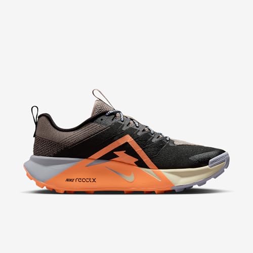 Nike Wildhorse 10 Men's Trail Running Shoes (Black/Malt/Ghost/Orange Pulse) Size 11.5