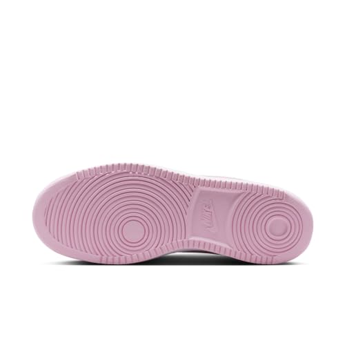 Nike Women's Court Vision Lo Suede, Pink Foam/White, 7.5