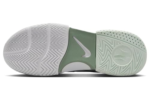 Nike Womens, Court Lite 4, White/Steam/Barely Green, 9.5 Medium
