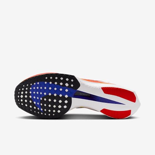 Nike Vaporfly 3 Men's Road Racing Shoes (HQ3504-100, White/Black/University Red/Habanero Red) Size 8