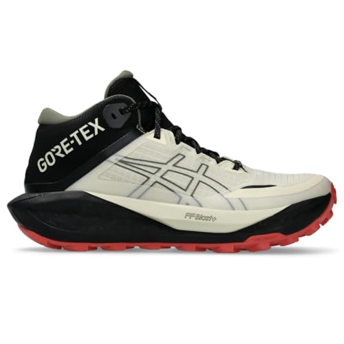 ASICS Women's Gel-Trabuco MT GTX Trail Running Shoes, 10.5, Vanilla/Mantle Green
