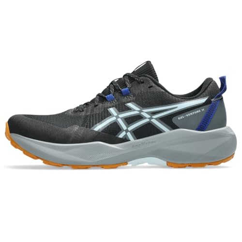 ASICS Men's Gel-Venture 11 Running Shoes, 10.5, Black/Cool Grey