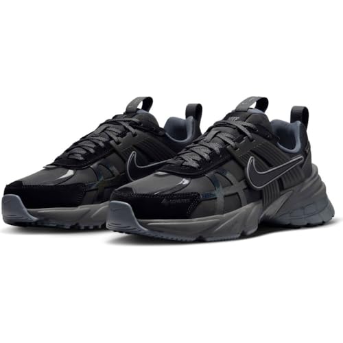Nike V2K Run Gore-TEX Women's Waterproof Shoes (FZ2622-001, Black/Iron Grey/Medium Ash/Black) Size 6.5