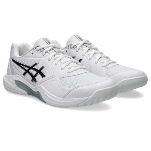 ASICS Men's Gel-Dedicate 9 Tennis Shoes, 10.5, White/Black