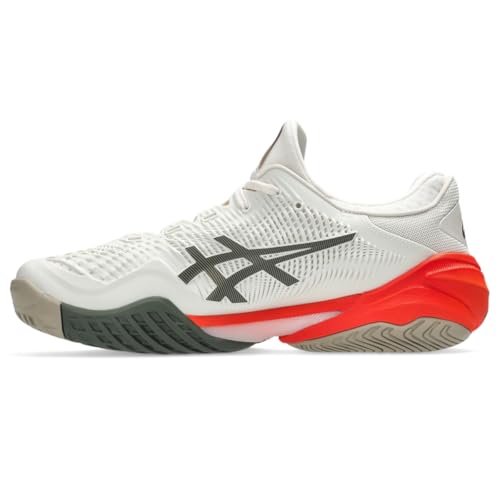 ASICS Men's Court FF 3 Tennis Shoes, 9, Soft Oat/Vintage Khaki