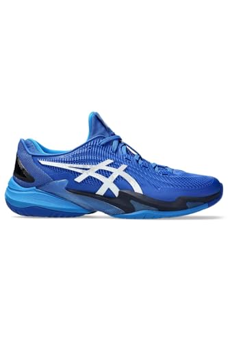 ASICS Men's Court Ff 3 Novak Trainers, Tuna Blue Pure Silver, 6.5 US