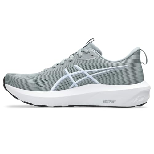 ASICS Women's GT-1000 14 Running Shoes, 8, Gravel/White