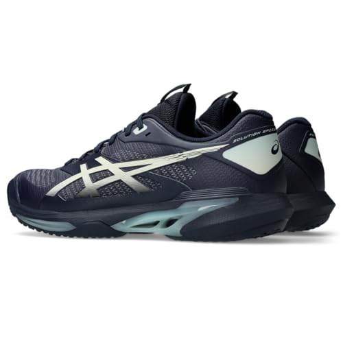 ASICS Men's Solution Speed FF 4 OC Tennis Shoes, 11.5, Midnight/Ivory