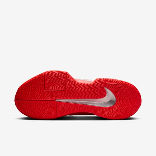Nike GP Challenge Pro Premium Women's Hard Court Tennis Shoes (Bright Crimson/Metallic Silver) Size 7.5