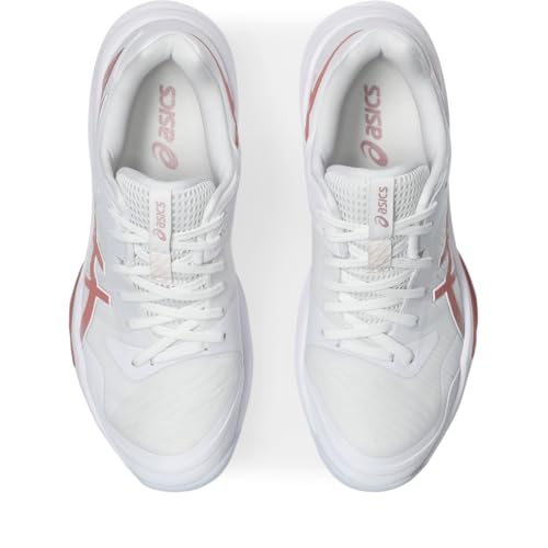 ASICS Women's Sky Elite FlyteFoam 3 Volleyball Shoes, 9, White/MORGANITE