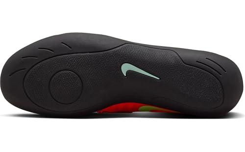 Nike Zoom Rival SD 2 Track & Field Throwing Shoes (FZ9665-600, Bright Crimson/Lime Blast/Hyper Orange/Washed Coral) Size 10